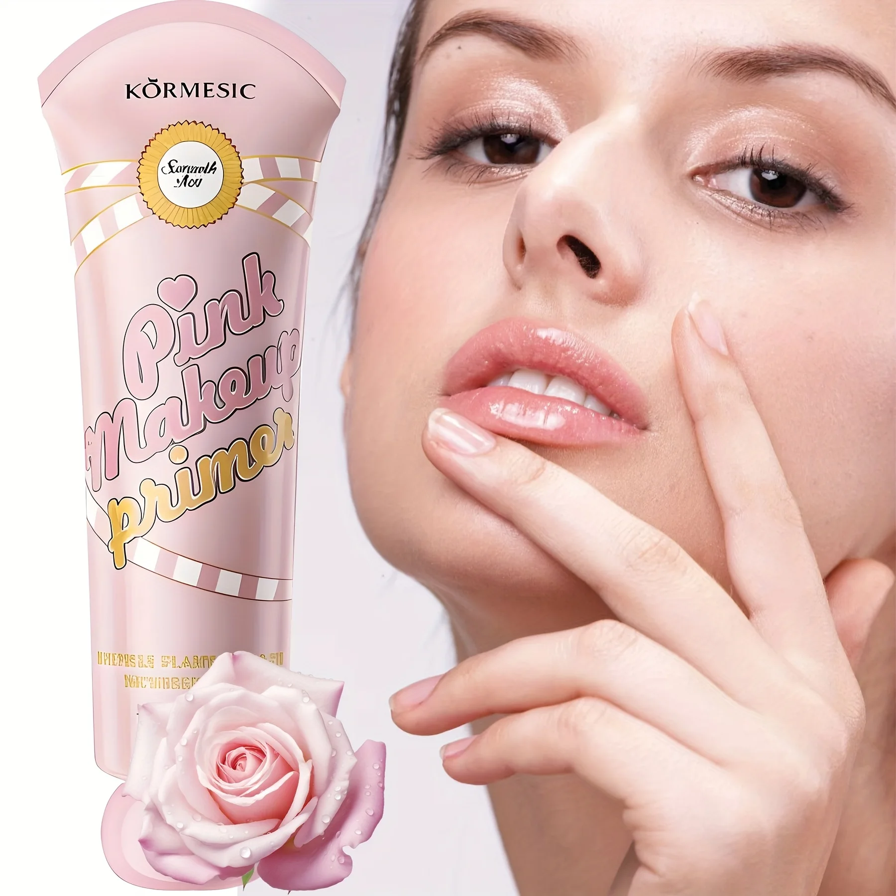 pink makeup primer