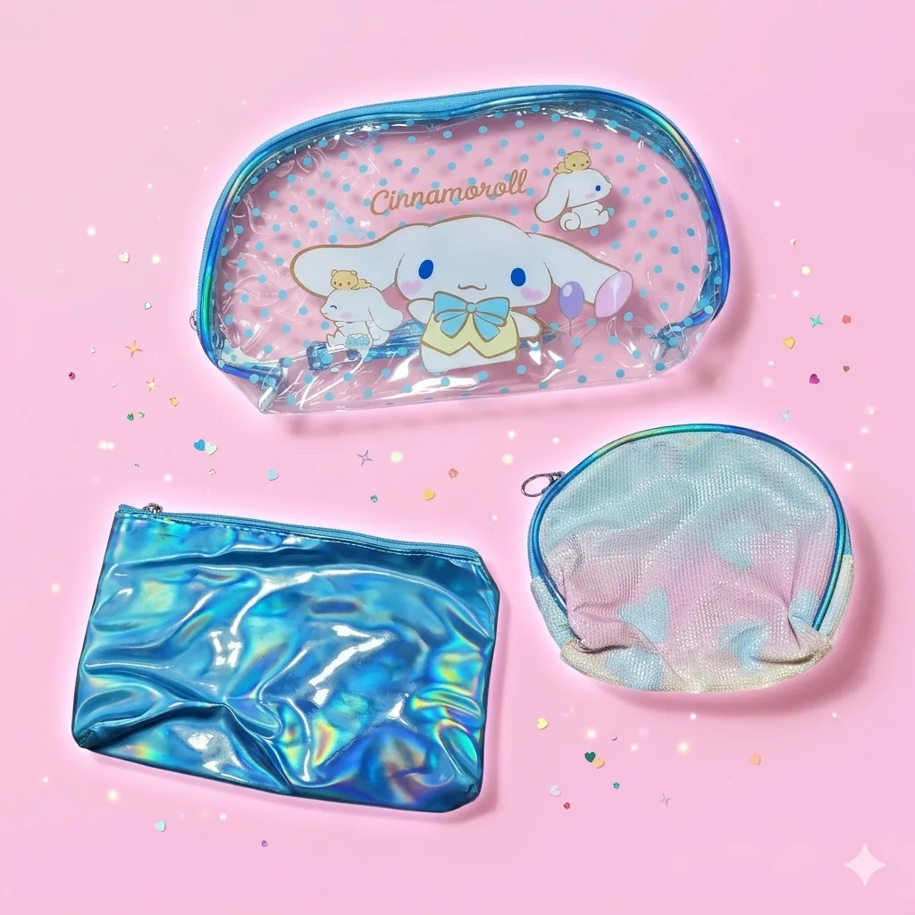 طقم sanrio الأنيق 3 في 1 – تنظيم بلمسة Kawaii