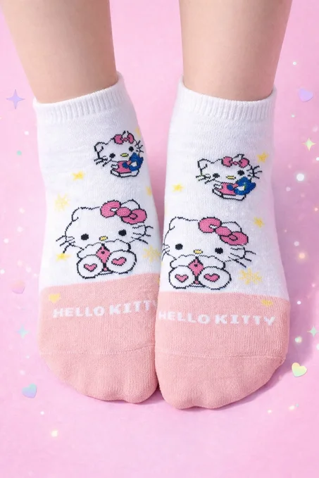 short socks hello kitty