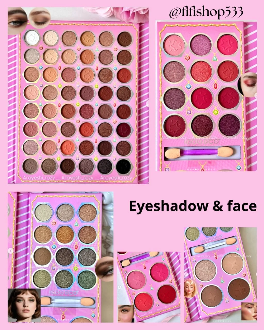 80 color eyeshadowy & face