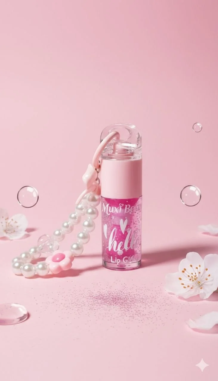 lip gloss with bracelet