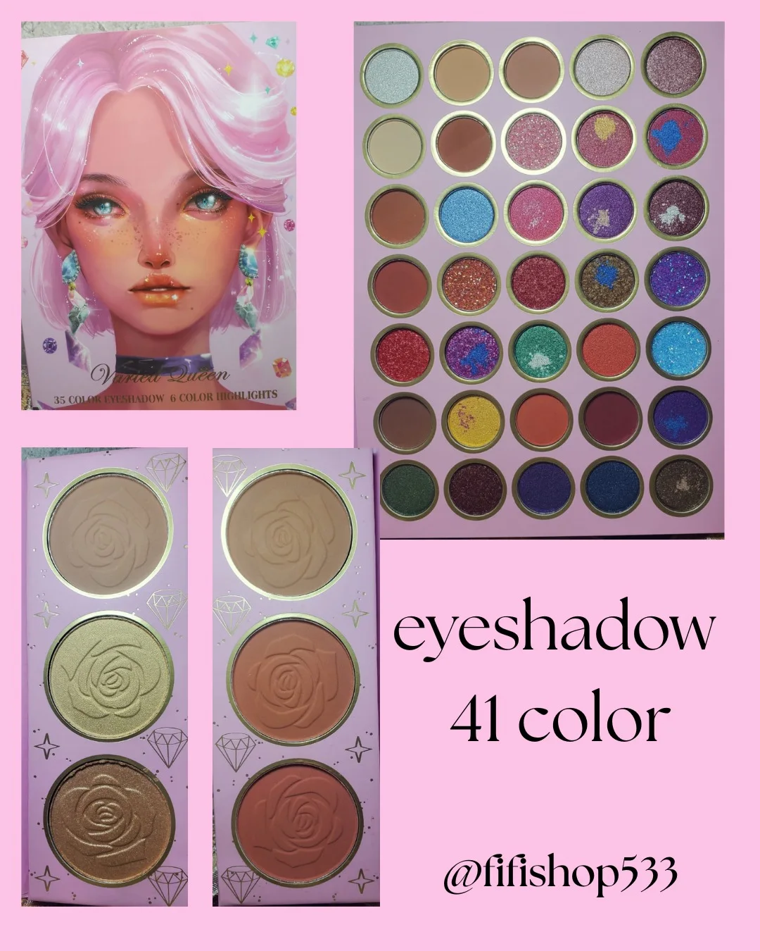 41 color eyeshadow & Highlights