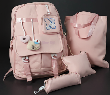 مجموعة حقائب مدرسية متكاملة (5 في 1)