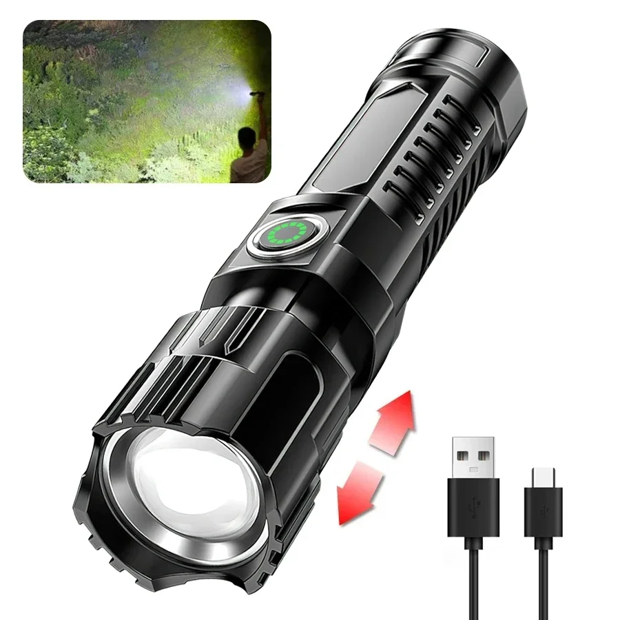 Lampe LED haute puissance, lampe torche avec lumière d