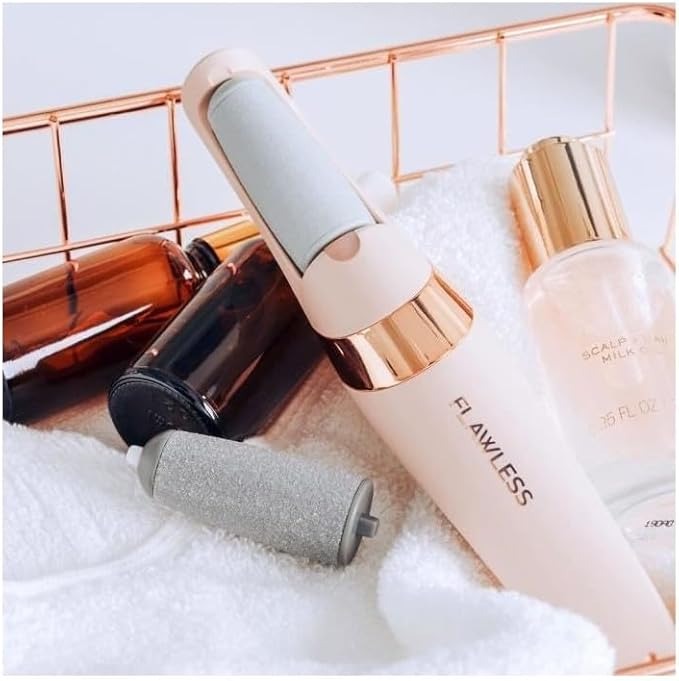 Finishing Touch Flawless Pedi - Lime Pied Électrique Rechargeable - Anti-callosités - Expérience de Pédicure à Domicile (pour Homme et Femme)