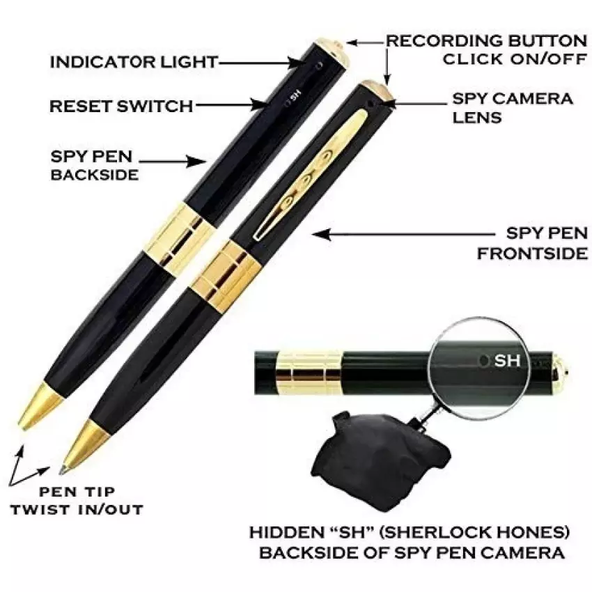 Stylo Enregistreur Vocal et Vidéo – Discrétion, Performance et Polyvalence (Écriture, Audio et Vidéo)