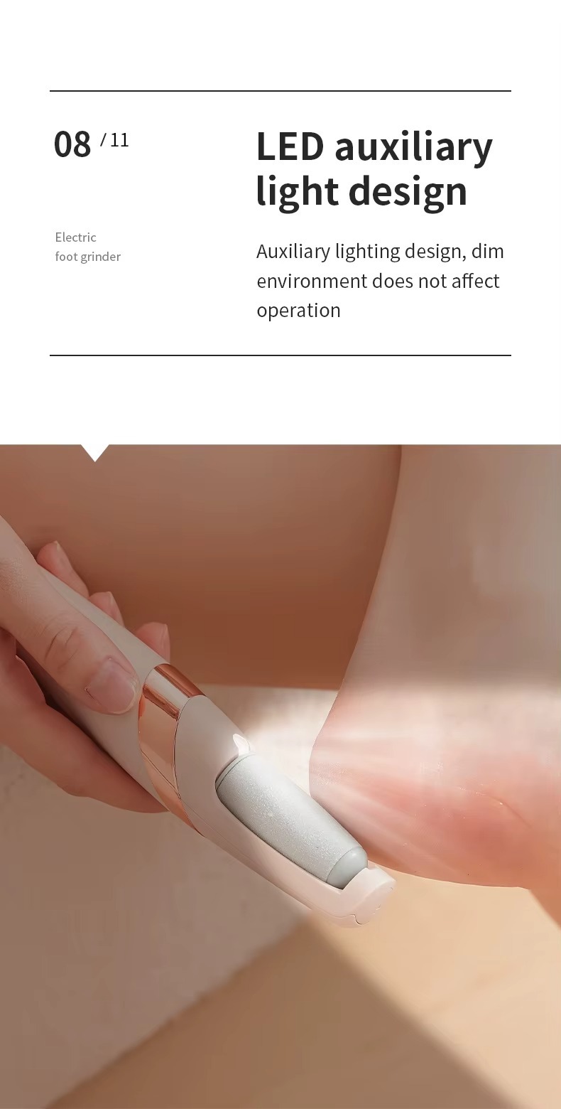 Finishing Touch Flawless Pedi - Lime Pied Électrique Rechargeable - Anti-callosités - Expérience de Pédicure à Domicile (pour Homme et Femme)