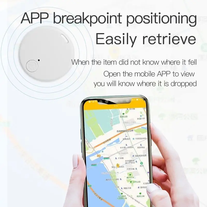 Mini Localisateur GPS Anti Perte – Bluetooth, Alarme et Porte-Clés Intelligent compatible Bluetooth