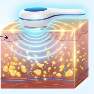 Deep vibration technology illustration