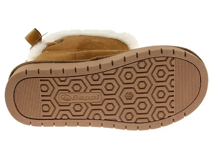Bottes Fille Beppi – Camel, Chaudes & Antidérapantes