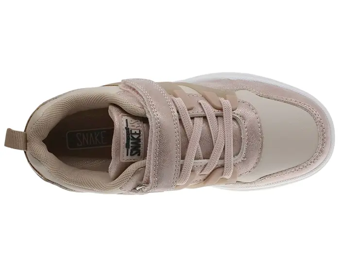 Chaussure Casual Jeunesse Beppi – Velcro Pratique & Semelle Antidérapante (Corail)