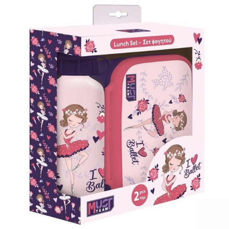 Boîte à goûter Sirène + Gourde aluminium