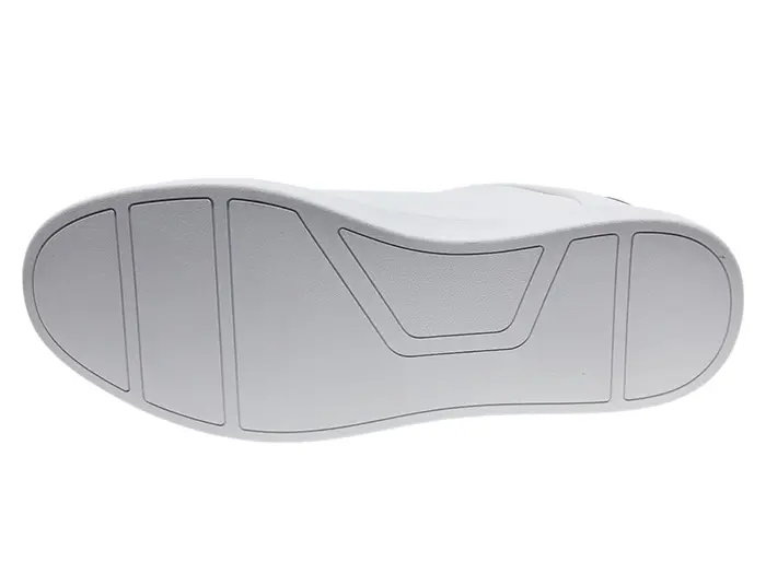 Chaussure Casual Homme en Cuir Synthétique – Blanc Pur (Réf. 2212820)