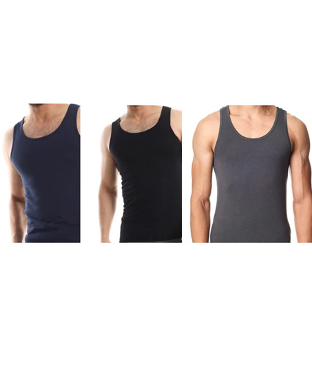 Pack de 3 Débardeurs Homme – Confort Coton & Lycra