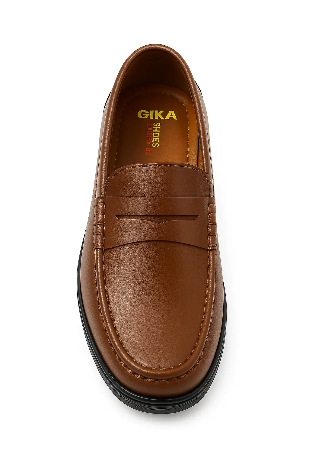 Mocassin en cuir