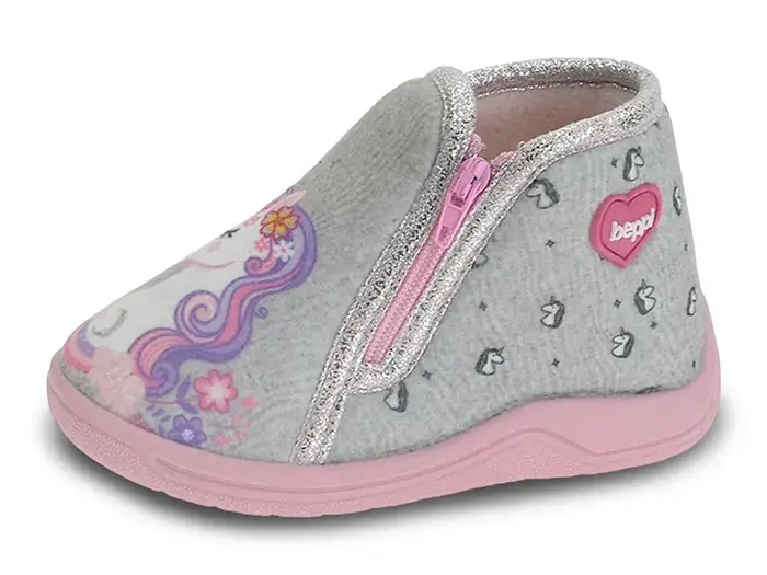 Bottes Bébé Beppi – Métallisées Chumbo, Confort & Sécurité