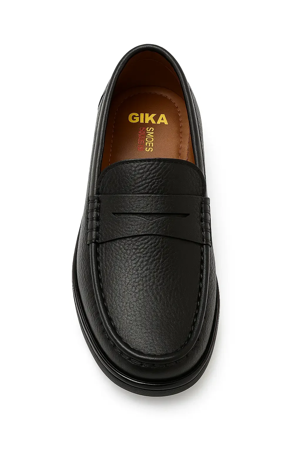 Mocassin en cuir