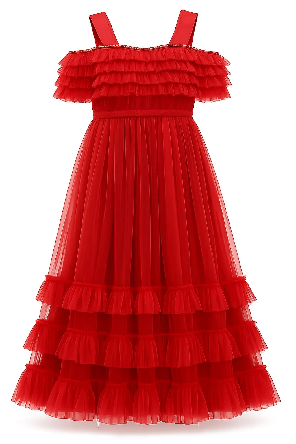 Robe de princesse rouge