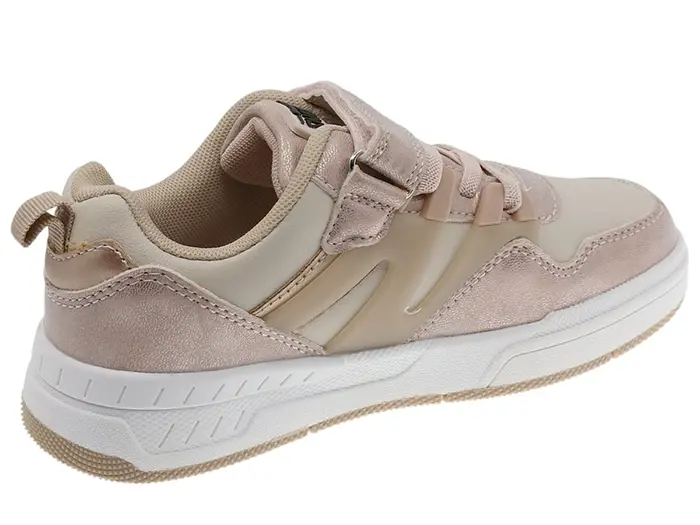 Chaussure Casual Jeunesse Beppi – Velcro Pratique & Semelle Antidérapante (Corail)