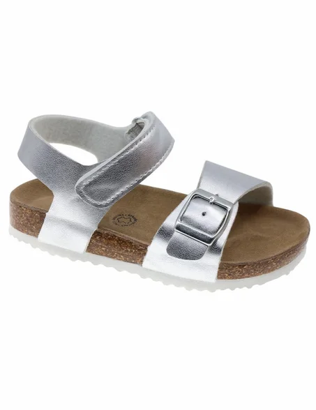 Sandales Fille Beppi 🇵🇹 – Argent Métallisé à Scratch