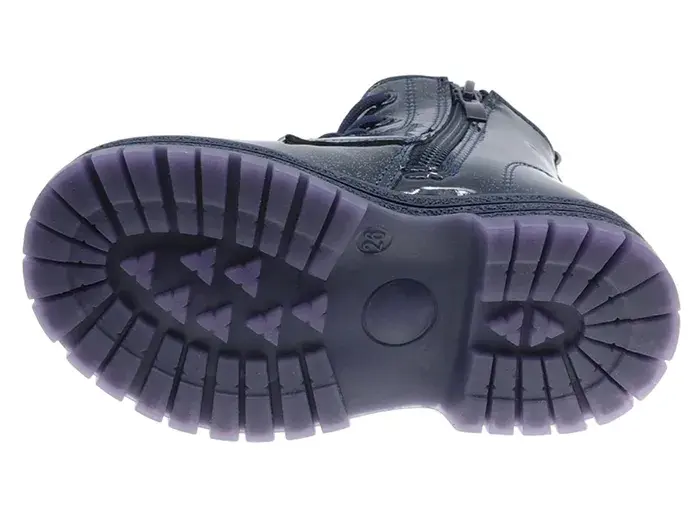 Bottes Enfant Beppi – Bleu Marine, Étoile & Fermeture éclair