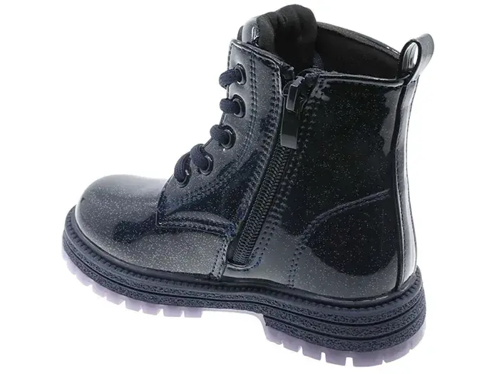 Bottes Enfant Beppi – Bleu Marine, Étoile & Fermeture éclair