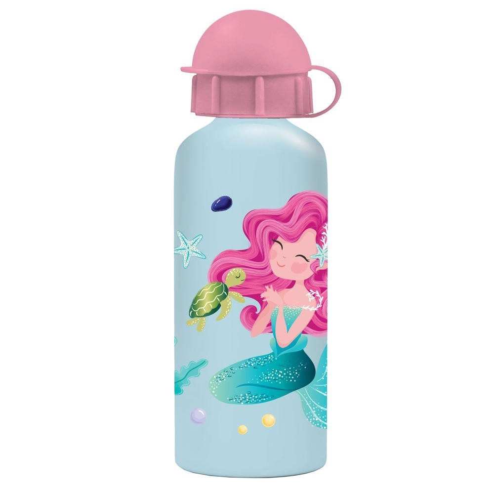 Boîte à goûter Sirène + Gourde aluminium