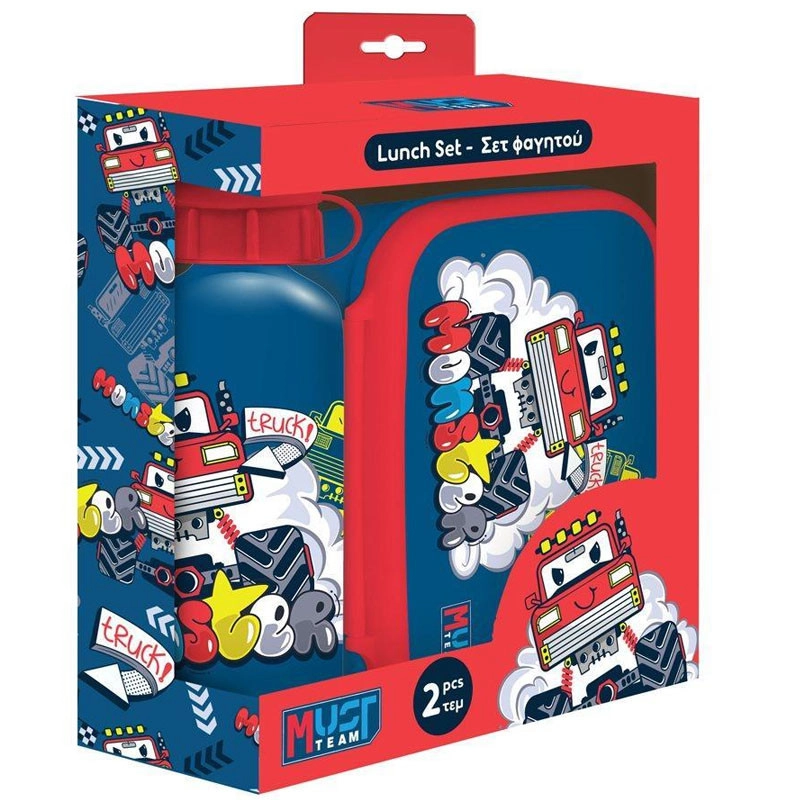 Boîte à goûter Sirène + Gourde aluminium