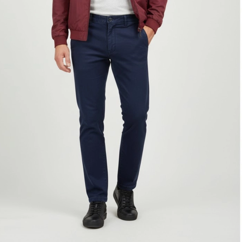 Pantalon homme BOSS bleu marine – Élégance classique et confort premium