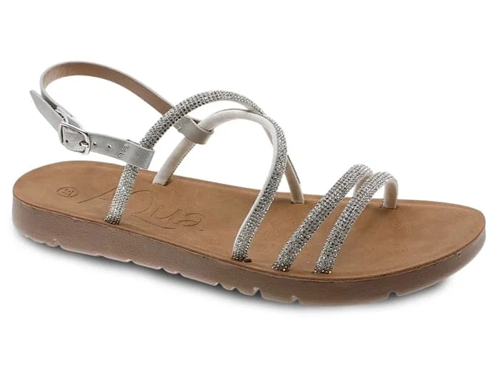 Sandales femme Beppi – Style casual argenté 🇵🇹