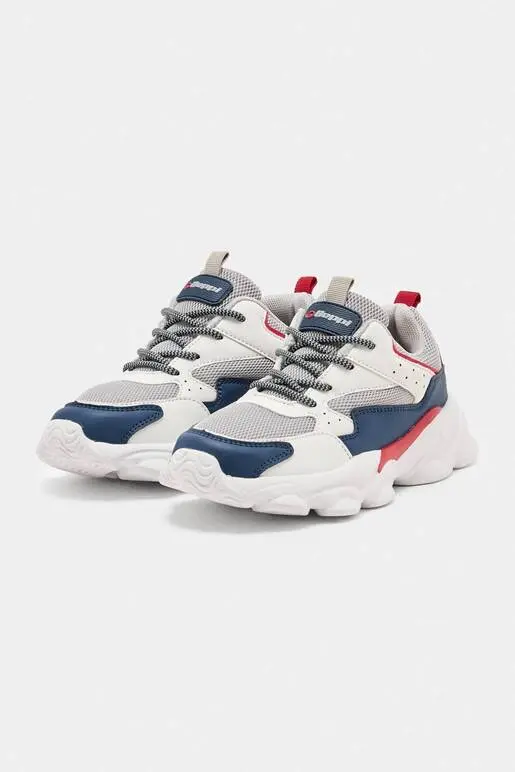 Chaussures Sportives BEPPI pour Jeunes - Gris & Bleu Marine