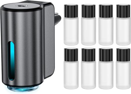 Ambientador inteligente para automóvil, difusor de aire para automóvil, difusor de aire con tres modos ajustables, aromatizante para carro, difusor de coche con 8 piezas de aceite esencial (n