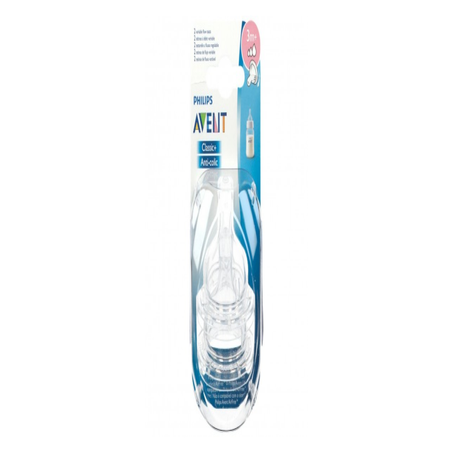 AVENT 2 TETINES CLASSIC + ANTI-COLIC 3M+