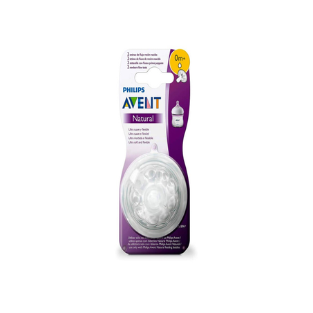 AVENT 2 TETINES NATURAL 0M+