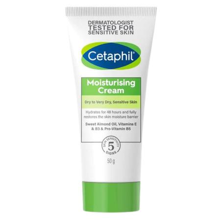 Cetaphil Crème Hydratante Peaux Sèches & Sensibles – 50g