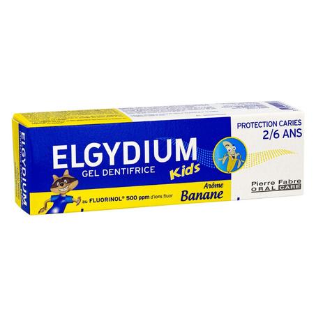 Elgydium Kids Dentifrice Banane Enfants 2-6 ans Dents de Lait – 50ml