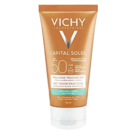 Vichy Capital Idéal Soleil Émulsion Solaire Anti-Brillance Toucher Sec Spf50 – 50ml