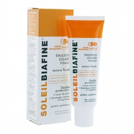 SOLEIL BIAFINE ECRAN SOLAIRE EMULSION SPF50 50ml