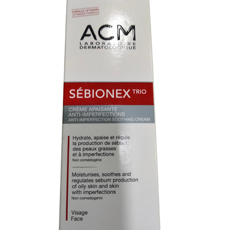 ACM SEBIONEX TRIO CREME APAISANTE 40ML