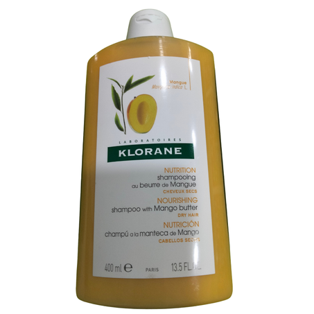 KLORANE SHAMPOOING AU  BEURE MANGUE 400ML