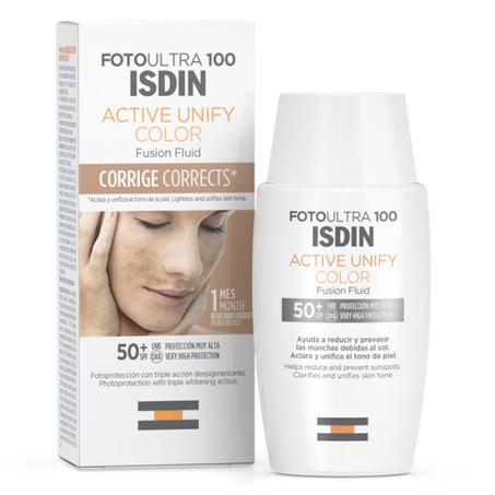 Isdin FotoUltra 100 Active Unify Color Fusion Fluid Solaire Anti-Taches Spf50 – 50ml