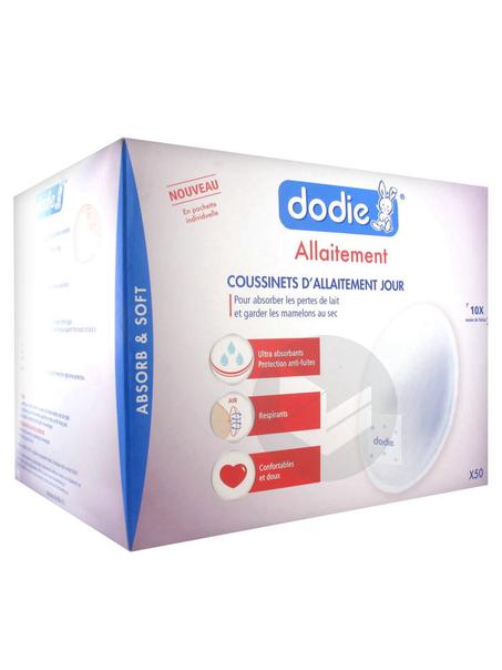 Coussinets d'allaitement jetable jour 50 pieces