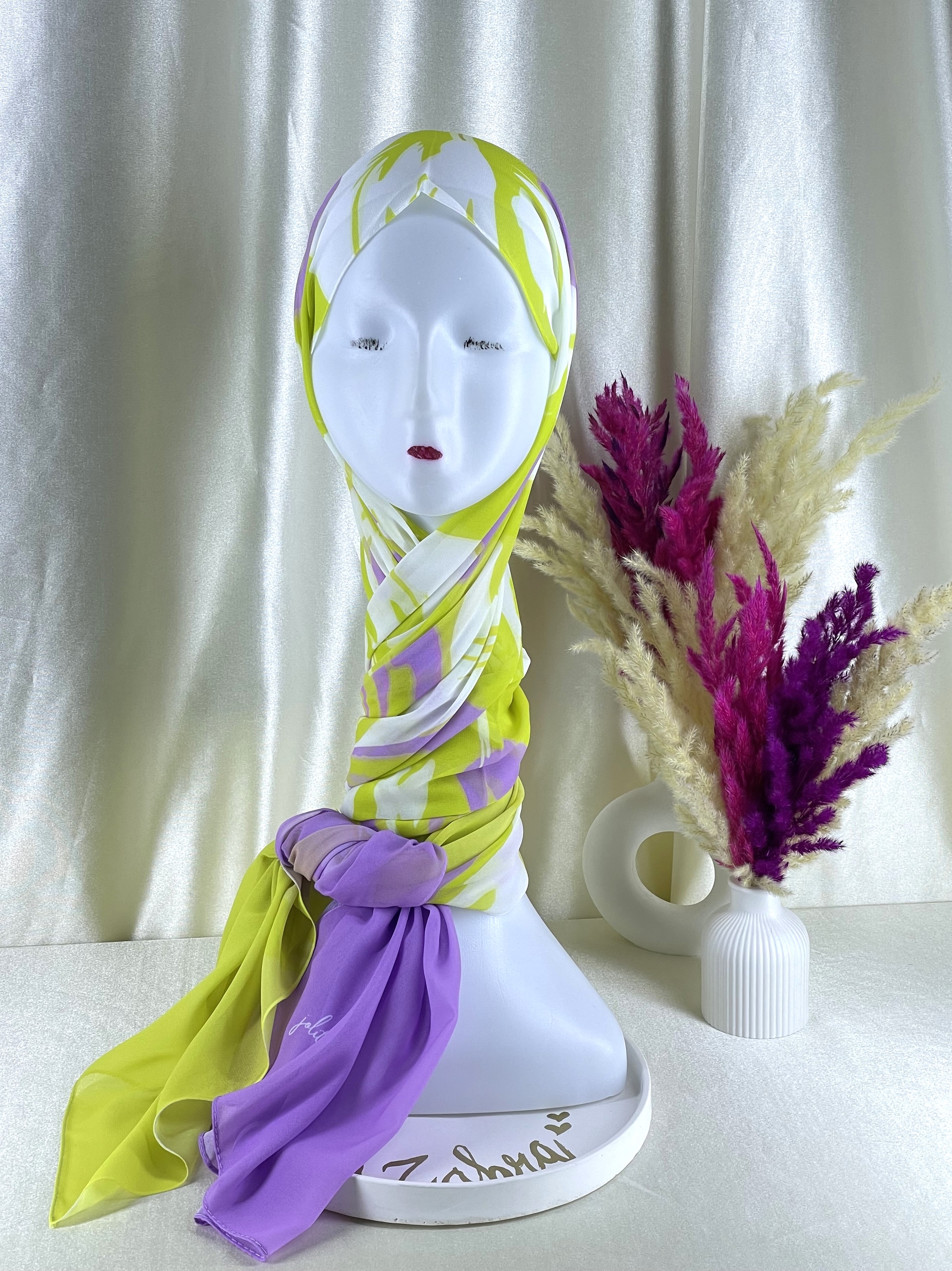 Châle Crêpe Chiffon Spring breeze