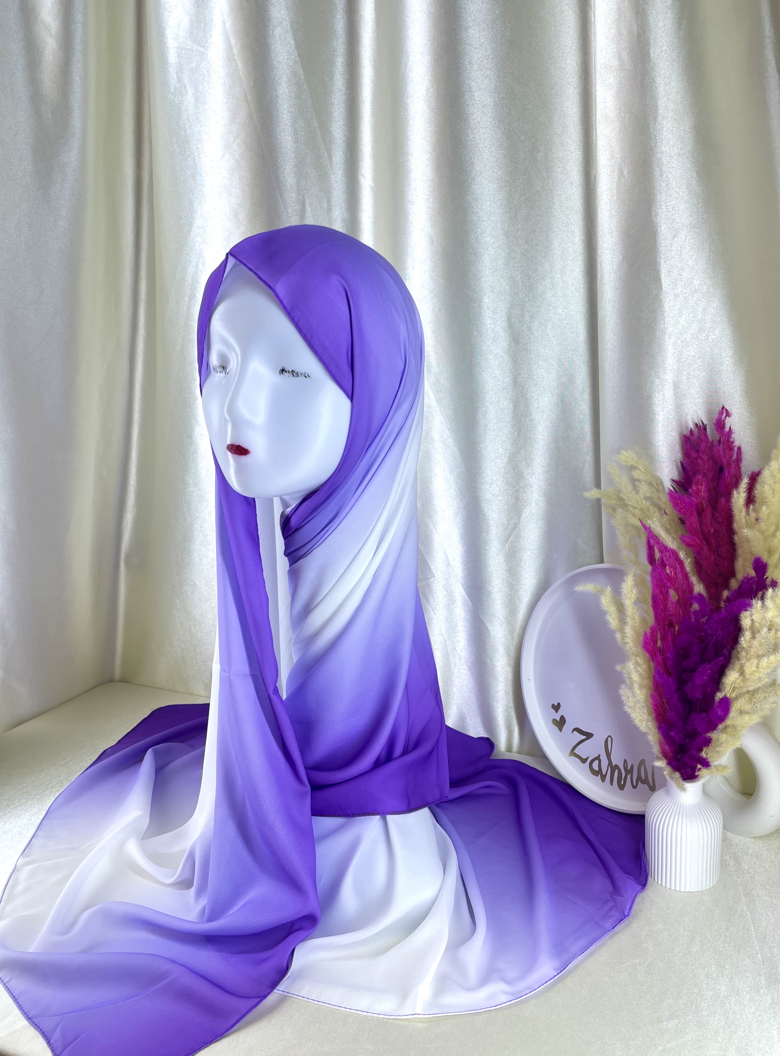 Crêpe dégradé Violet