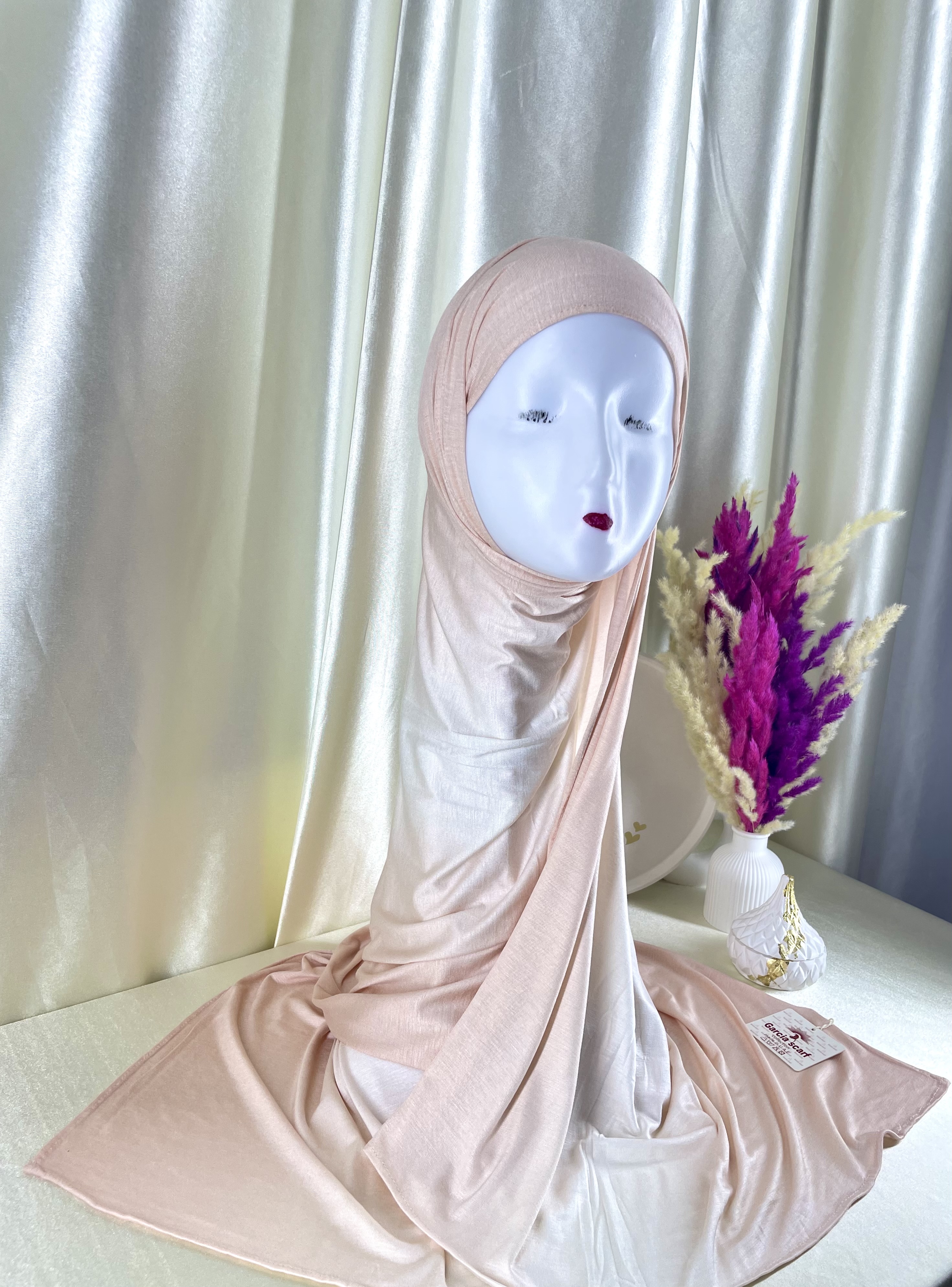 Lycra dégradé Rose pâle