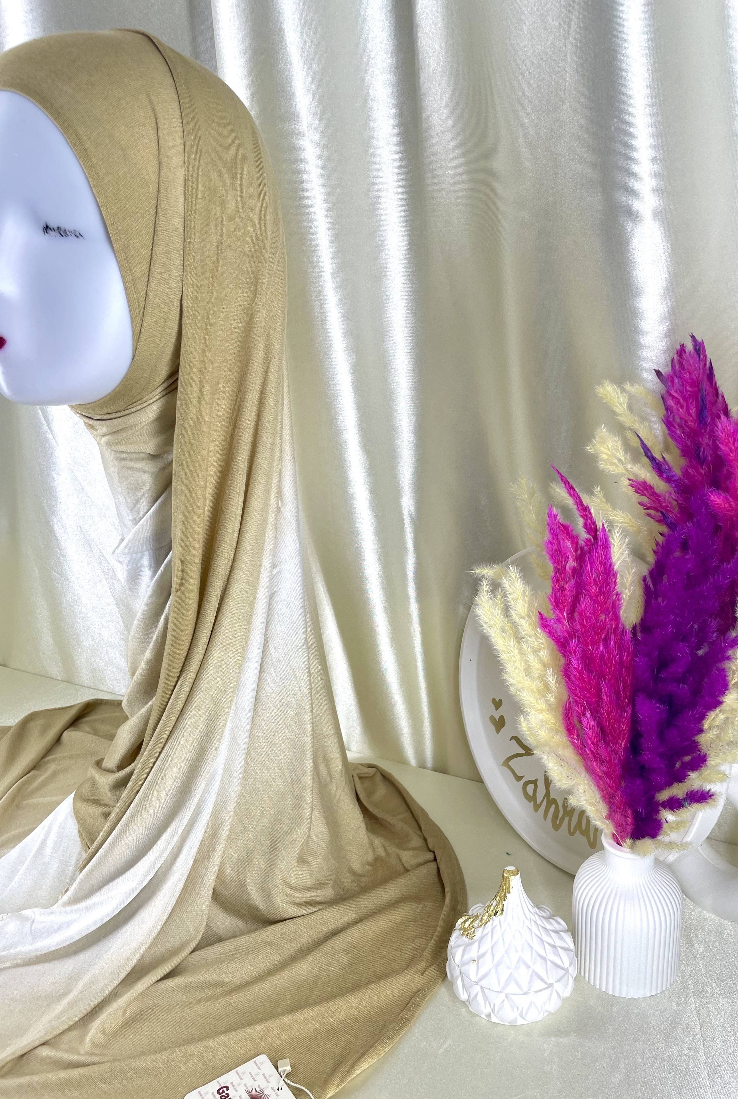 Lycra dégradé Sable doré