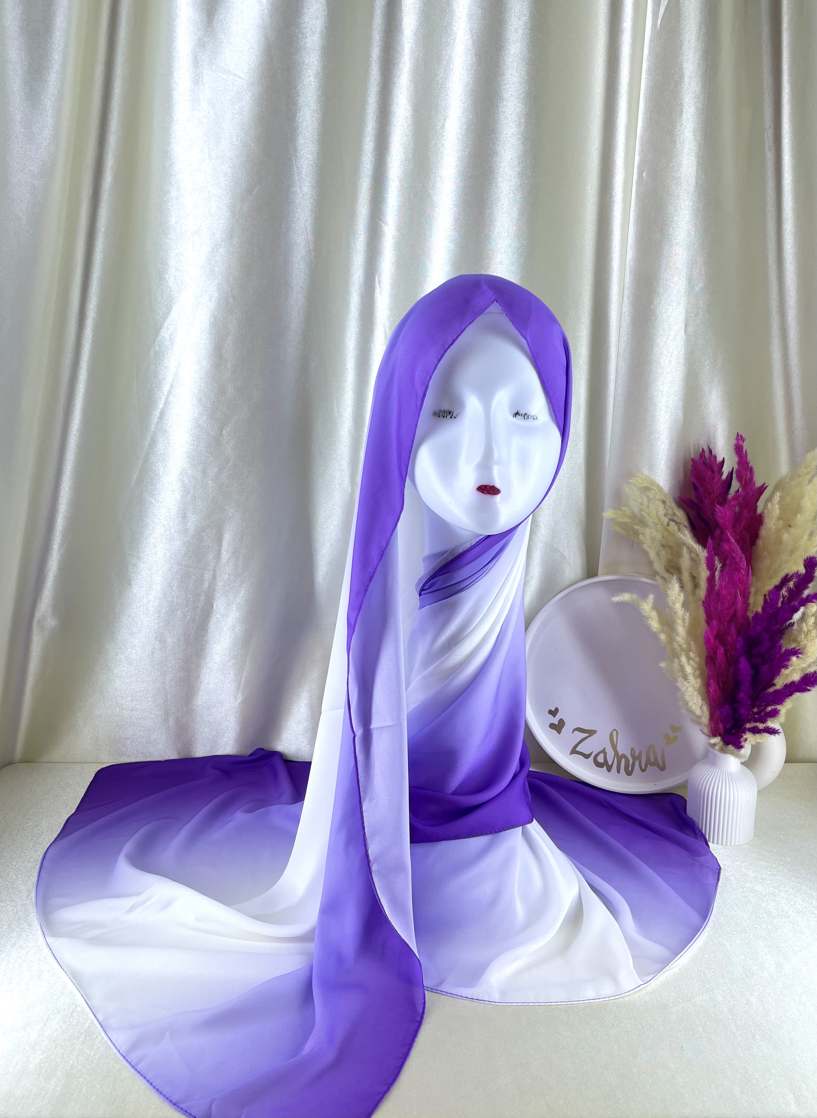 Crêpe dégradé Violet