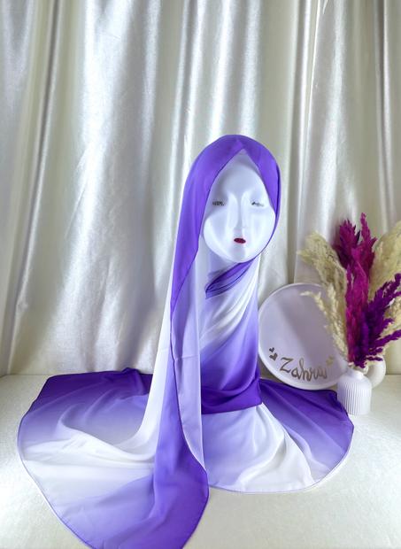 Crêpe dégradé Violet