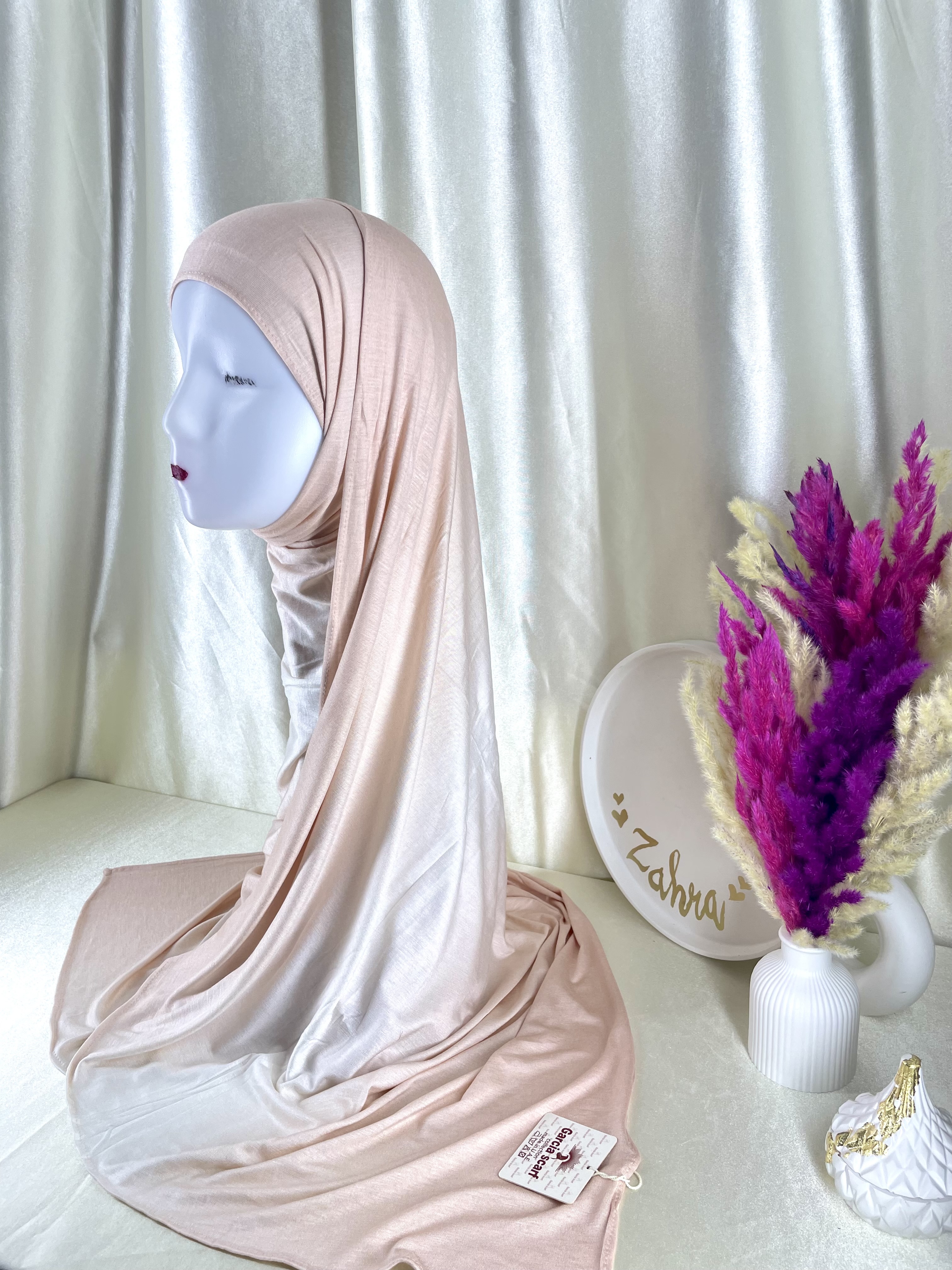 Lycra dégradé Rose pâle