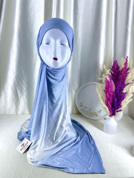 Lycra dégradé Bleu ciel